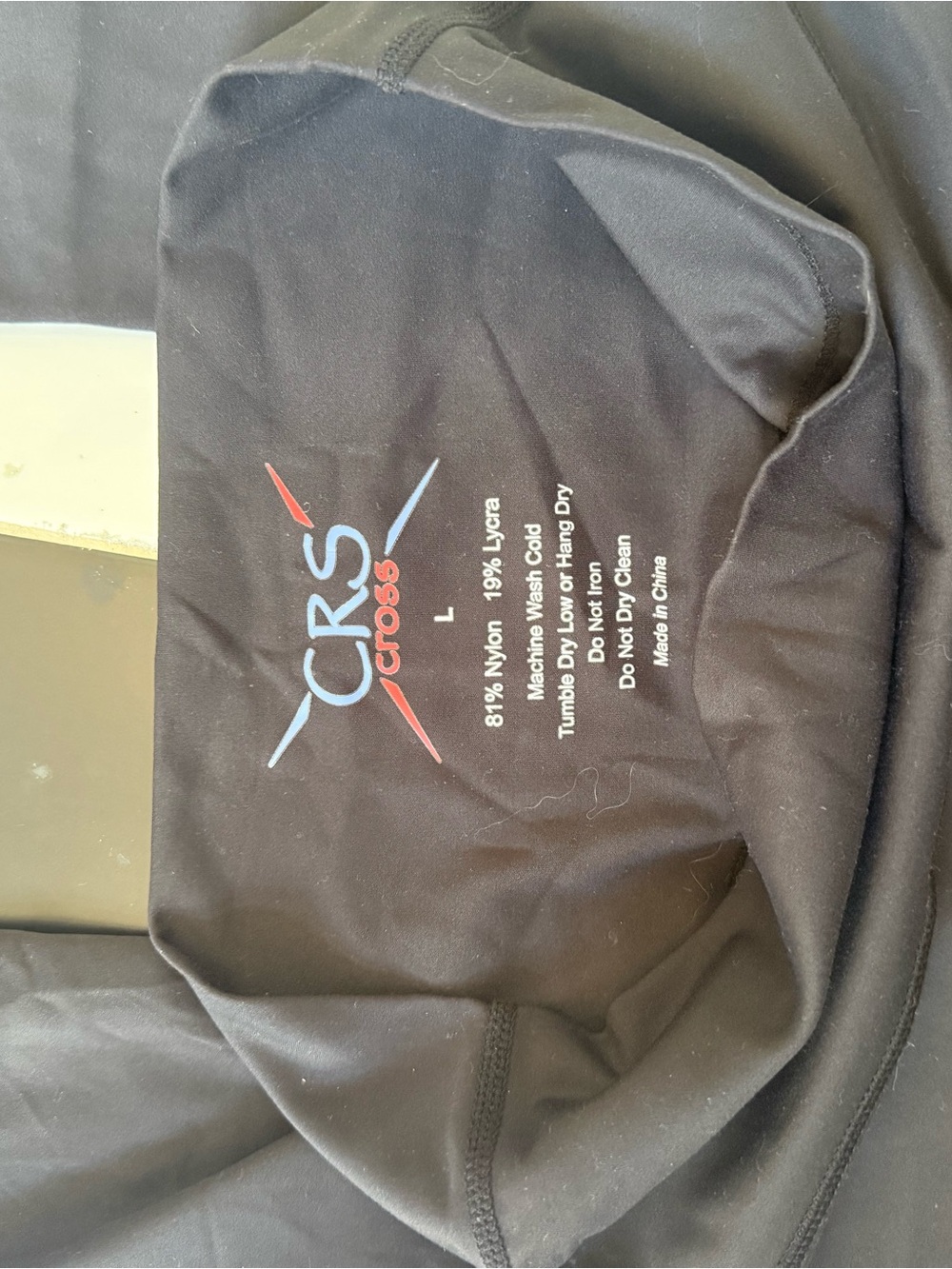 CRS Cross Black High-Waist Ice Skating Leggings - Picture 6 of 6